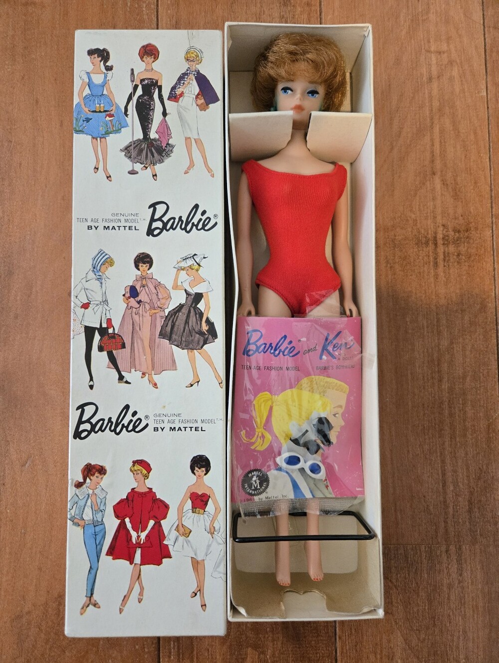 Titian Redhead Bubble Cut Barbie #850 Manufactured Japan